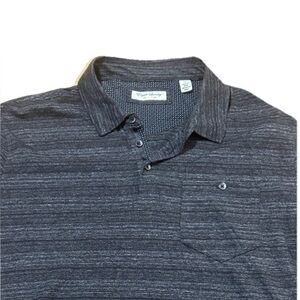 English Laundry Men's Heathered Charcoal Polo Shirt